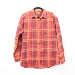 Red Vintage Flannel, St. John's Bay, Size XL
